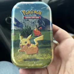 Pokemon TCG Mini Tin Pikachu - 2 Booster Packs New Factory Sealed - Image 1