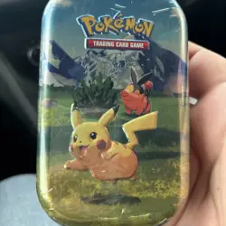 Pokemon TCG Mini Tin Pikachu - 2 Booster Packs New Factory Sealed - Image 3