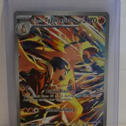 Pokemon TCG Ethan's Typhlosion 190/182 Destined Rivals Holo Illustration Rare - Image 1