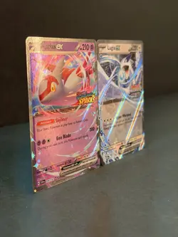 Pokemon TCG Lugia ex 082/131 + Latias ex 076/191 STAMPED Prismatic Surge Promos - Image 2