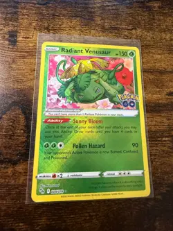 Radiant Venusaur 004/078 Pokemon GO Holo - Image 1