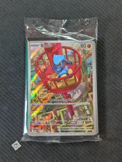 Riolu MEP 010 - Mega Evolution ETB Promo Pokemon Center Stamped Sealed NM - Image 1