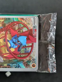 Riolu MEP 010 - Mega Evolution ETB Promo Pokemon Center Stamped Sealed NM - Image 4