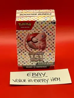 Pokemon TCG Scarlet & Violet 151 Booster Bundle BRAND NEW FACTORY SEALED - Image 1