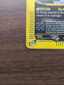 Tyranitar Expedition Base Set Reverse Holo Rare Pokemon 66/165 - Image 4