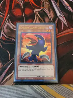 YUGIOH TCG CALIGO CLAW CROW MAGO-EN102 RARE 1ST EDITION - Image 1