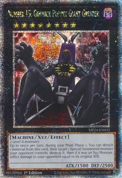 Yugioh - Number 15: Gimmick Puppet Giant Grinder (1st Edition) - MP24-EN032 (P) - Image 1