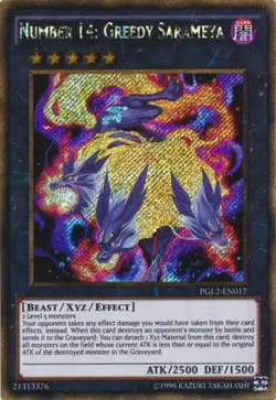 Number 14: Greedy Sarameya - PGL2-EN017 - Gold Secret Rare - Unlimited Edition - - Image 1
