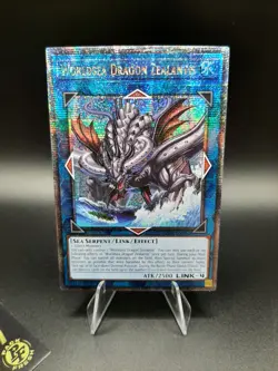 Worldsea Dragon Zealantis RA04-EN082 Quarter Century Secret Rare 1st Ed - NM - Image 1