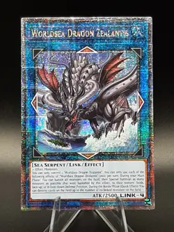 Worldsea Dragon Zealantis RA04-EN082 Quarter Century Secret Rare 1st Ed - NM - Image 2