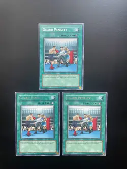Yugioh Guard Penalty EOJ-EN045 1st Edition Rare MP X3 - Image 1