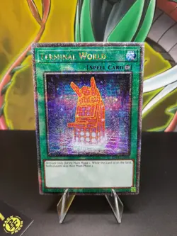 Yu-Gi-Oh! Terminal World RA04-EN148 Quarter Century Secret Rare 1st Ed NM - Image 1