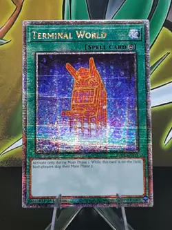 Yu-Gi-Oh! Terminal World RA04-EN148 Quarter Century Secret Rare 1st Ed NM - Image 2