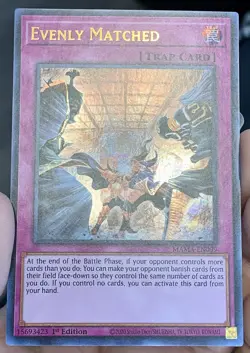 Yugioh Evenly Matched MAMA-EN099 Ultra Rare 1st Ed NM w/Tracking - Image 4