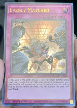 Yugioh Evenly Matched MAMA-EN099 Ultra Rare 1st Ed NM w/Tracking - Image 5