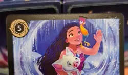 Moana - Curious Explorer 155/204 Winterspell Legendary Disney Lorcana Non Foil - Image 3