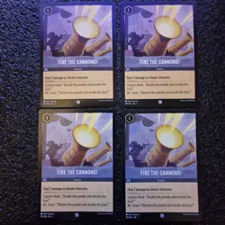 4 x Fire The Cannons! - 197/204 - Common - Disney Lorcana - Image 1