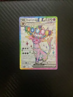 Espeon ex SVP175 Sv: Scarlet & Violet Promo Cards Holo near Mint (NM) - Image 1