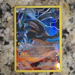 Pokemon Black Kyurem Promo Holo Basic 120HP XY80 XY 2015 English Card - Image 1