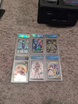 Super Dragon Ball Heroes Lot Of 6 Cards All Graded - Image 1
