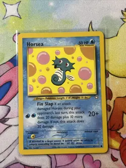 Horsea 62/111 Common Neo Genesis Unlimited Pokemon TCG Card WOTC LP 2000 - Image 1