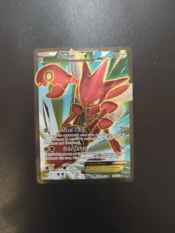 Pokemon TCG Scizor EX Full Art Ultra Rare Holo Card 119/122 - Image 1