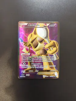 Pokemon Alakazam EX TCG Fates Collide Holo Full Art Ultra Rare Card 117/124 - Image 1