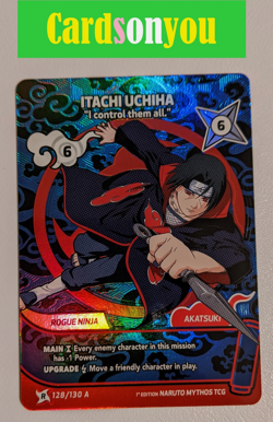 Naruto Mythos TCG ° 1st Edit ° Konoha Shido ° Set of 2 cards for CHOSENONECARDS - Image 1