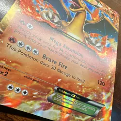 OVERSIZED JUMBO Charizard EX XY17 Promo Pokemon TCG Card - Image 3