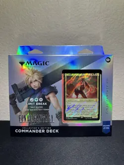 MTG Final Fantasy Cloud Collector’s Edition Limit Break Commander Deck - In Hand - Image 1