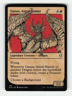 Ganax Astral Hunter Showcase U Battle for Baldur's Gate 398 LP Normal MTG - Image 1