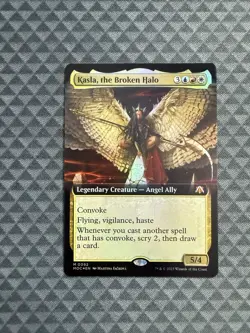 MTG Kasla, the Broken Halo #0092 Foil Extended Art Mythic Commander: MOM (MOC) - Image 1