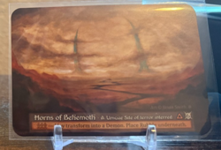 Sorcery Contested Realms - Gothic - Horns of Behemoth NM - Image 1