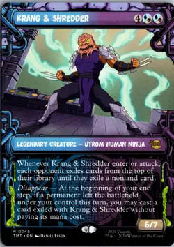 Krang & Shredder (Showcase) R Teenage Mutant Ninja Turtles 245 NM Magic - Image 1