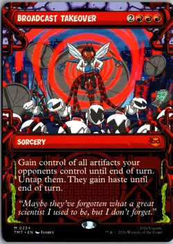 Broadcast Takeover (Showcase) M Teenage Mutant Ninja Turtles 234 NM Magic - Image 1