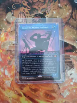 Donatello Mutant Mechanic TMNT Magic The Gathering Legendary Creature Blue - Image 1