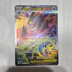 Pokemon Mega Gengar EX Full Art Holo 350 HP Ghost Card 284/217 - Image 1