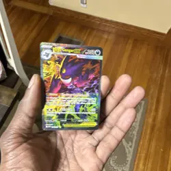 Pokemon Mega Gengar EX Full Art Holo 350 HP Ghost Card 284/217 - Image 3