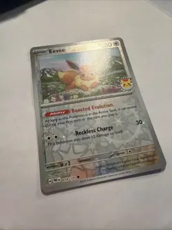 Pokemon TCG Prismatic Evolutions Eevee 074/131 - Stamped Reverse Holofoil Card - Image 3