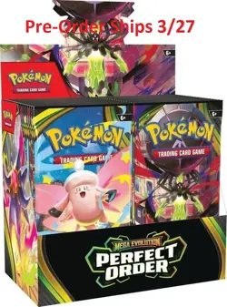Pokemon Mega Evolution ME3 Perfect Order Booster Box Pre-Order/Sealed Ships 3/27 - Image 1