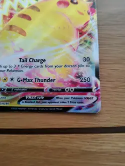 Pikachu VMAX SWSH286 Black Star Promos Full Art Holo Pokemon Trading CG 2023 NM - Image 4