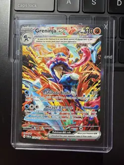2024 POKEMON GRENINJA EX TWILIGHT MASQUERADE SPECIAL ILLUSTRATION #214/167! MINT - Image 1