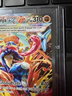 2024 POKEMON GRENINJA EX TWILIGHT MASQUERADE SPECIAL ILLUSTRATION #214/167! MINT - Image 3