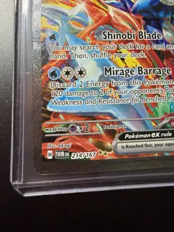 2024 POKEMON GRENINJA EX TWILIGHT MASQUERADE SPECIAL ILLUSTRATION #214/167! MINT - Image 5