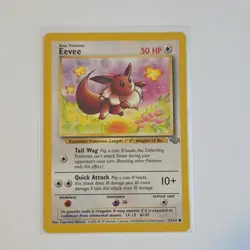 Pokemon Eevee Common Regular Jungle 51/64 50 HP 1999 English - Image 1