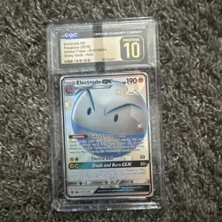 Pokemon 2019 Hidden Fates Electrode GX SV57/SV94 Shiny Vault CGC 10 pristine - Image 2