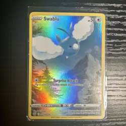 Pokemon TCG SWSH Crown Zenith Swablu GG27/GG70 Galarian Gallery Full Art NM! - Image 1