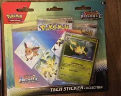 3 Pokemon TCG SV8.5 Prismatic Evolutions Tech Sticker Collection Blister Sealed - Image 4