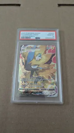PSA 10 2023 Pokemon SWSH Crown Zenith Zeraora VM Galarian Gallery #GG42/GG70 - Image 1