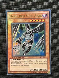 Yugioh - Darklord Edeh Arae - LC02-EN006 - Ultra Rare - Limited Edition - NM - Image 2